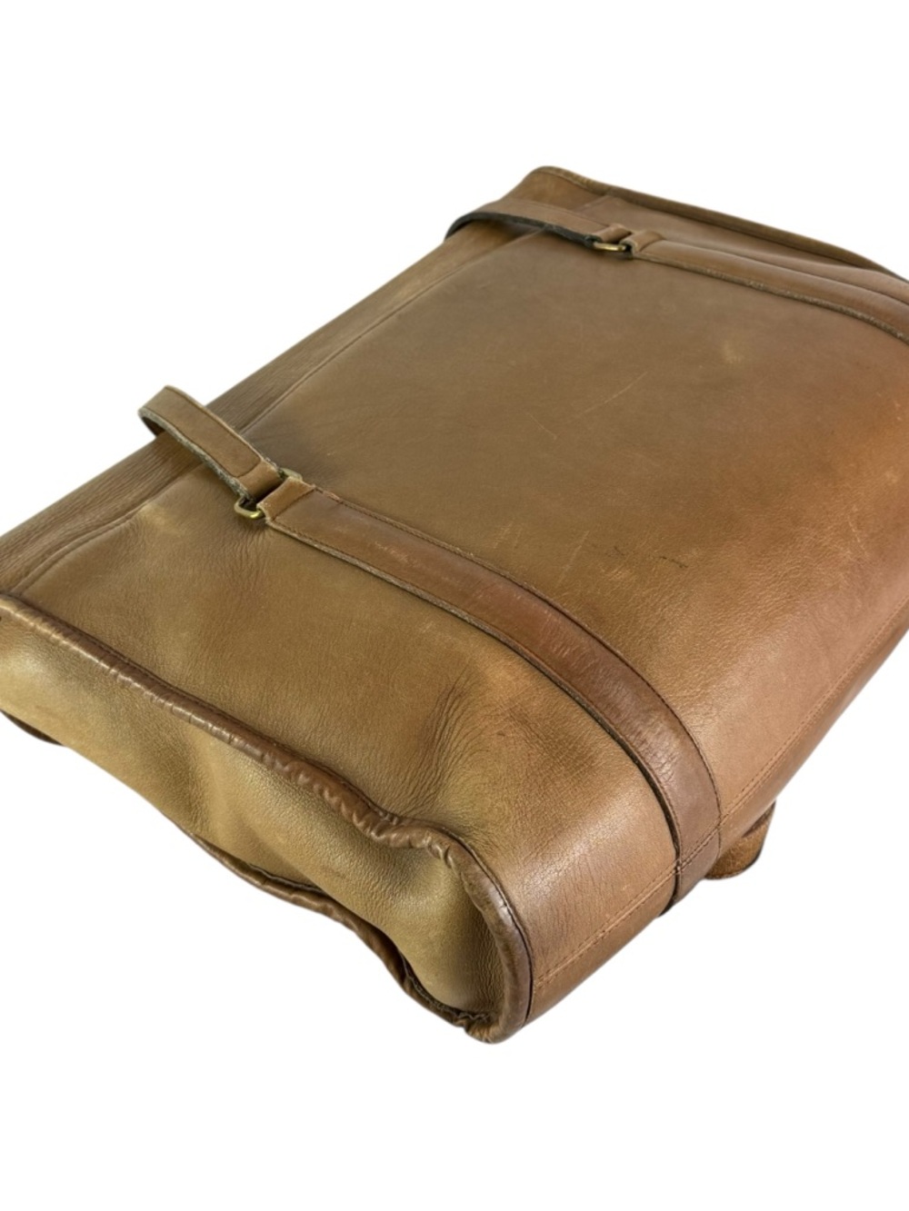 COACH 5190 British Tan Leather Envelope Portfolio Made in New York City USA - Picture 11 of 17